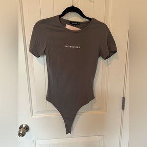 Misguided body suit.